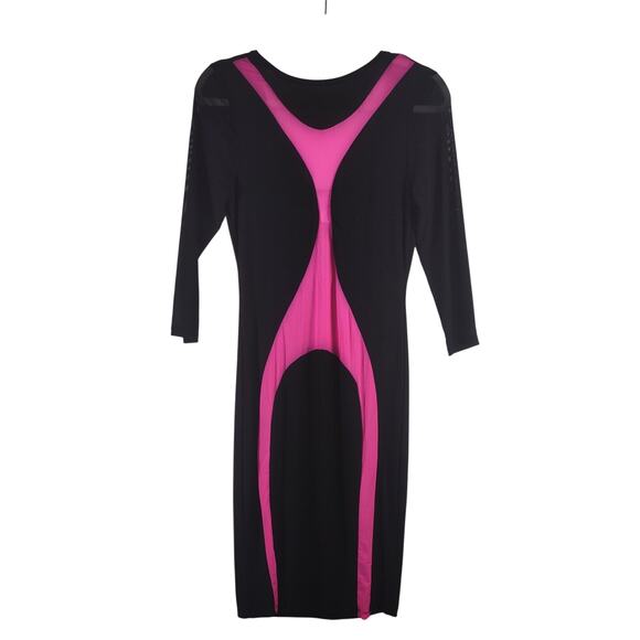 Eien Sheer Illusion Mesh Dress, Size Large - Picture 1 of 9